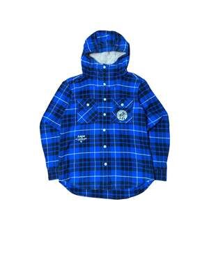 Vintage Aape By A Bathing Ape Plaid Fleece Lined Hooded
